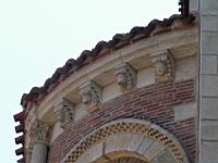 Toulouse, Basilique Saint-Sernin, Chevet, Corbeaux